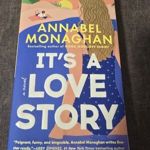 4/$12 Annabel Monaghan 'It's a Love Story' Book